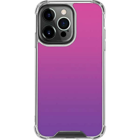 Purple Ombre iPhone 16 Pro Clear Case