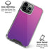 Purple Ombre iPhone 16 Pro Clear Case