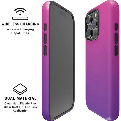 Purple Ombre iPhone 16 Pro Magsafe Impact Case