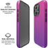 Purple Ombre iPhone 16 Pro Max Magsafe Impact Case