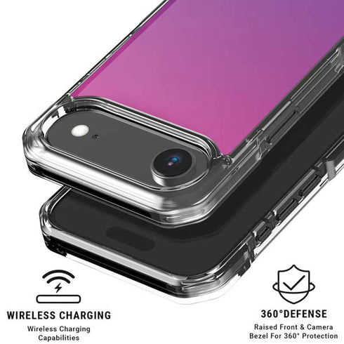 Purple Ombre iPhone 17 Air Clear Case