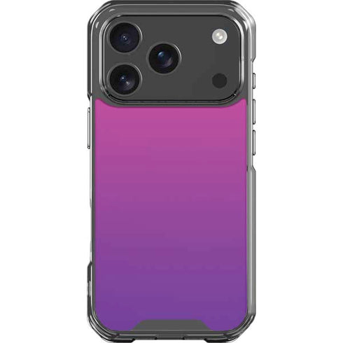 Purple Ombre iPhone 17 Pro Clear Case