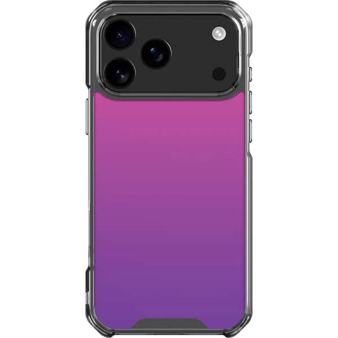 Purple Ombre iPhone 17 Pro Max Clear Case