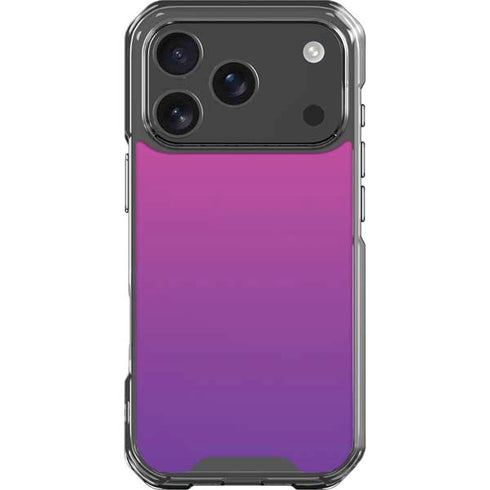 Purple Ombre iPhone 18 Pro Clear Case