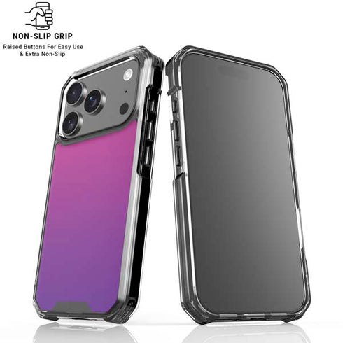Purple Ombre iPhone 18 Pro Clear Case