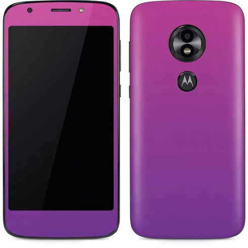 Purple Ombre Moto E5 Play Skin