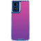 Purple Ombre Moto G 5G (2024) Clear Case
