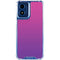 Purple Ombre Moto G Play 4G (2024) Clear Case
