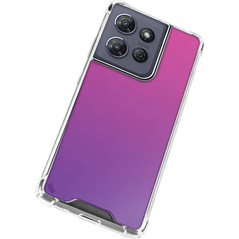 Purple Ombre Moto G Play 5G (2025) Clear Case