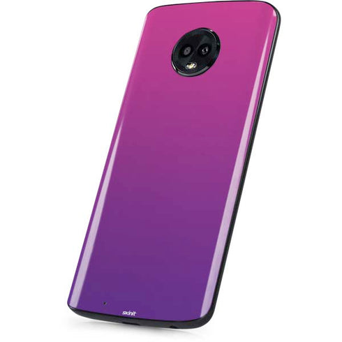 Purple Ombre Moto G6 Skin