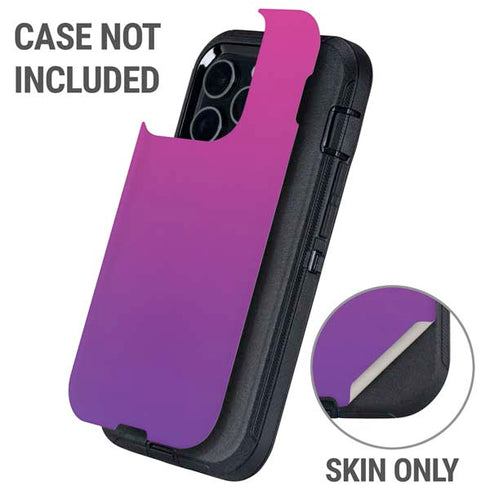 Purple Ombre Otterbox Defender iPhone Skin