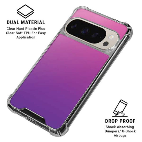 Purple Ombre Pixel 9/9 Pro Clear Case