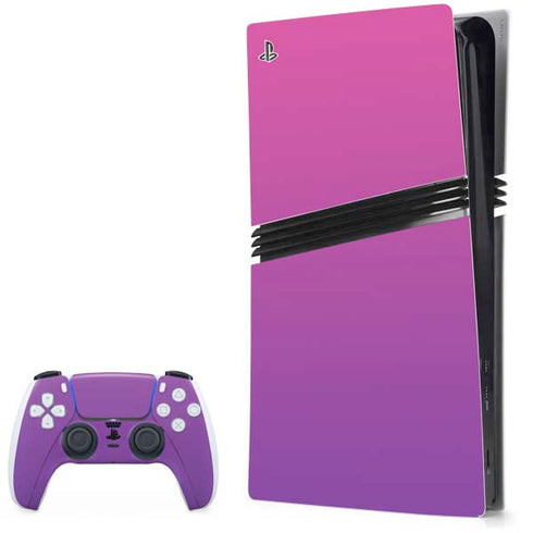 Purple Ombre PS5 Pro Bundle Skin