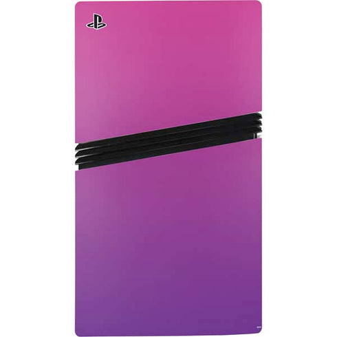 Purple Ombre PS5 Pro Disk Console Skin