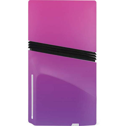 Purple Ombre PS5 Pro Disk Console Skin