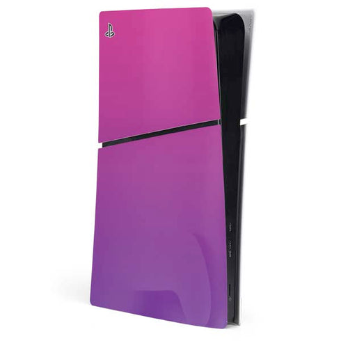 Purple Ombre PS5 Slim Digital Edition Console Skin