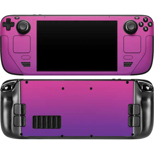 Purple Ombre Steam Deck Handheld Gaming Computer OLED Skin