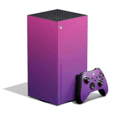 Purple Ombre XBox Series X Digital Edition Bundle Skin