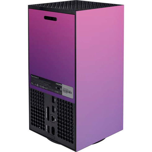 Purple Ombre XBox Series X Digital Edition Console Skin