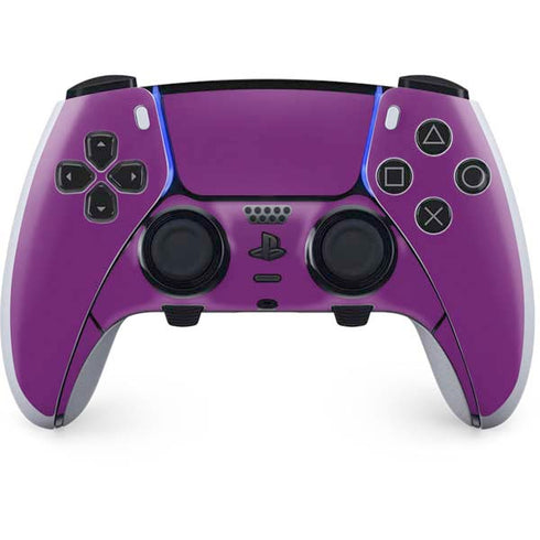Purple Solid PS5 DualSense Edge Pro Controller Skin