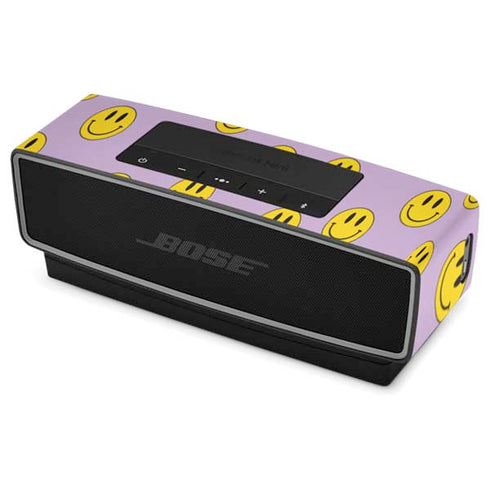 Purple Happy Face Pattern Bose SoundLink Mini Speaker II Skin