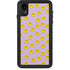 Purple Happy Face Pattern iPhone Cases