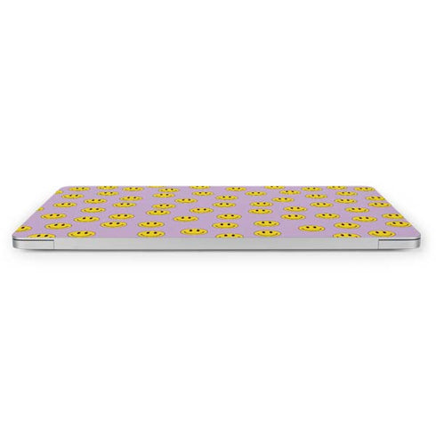 Purple Happy Face Pattern Apple MacBook Pro 16-inch Skin