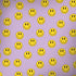 Purple Happy Face Pattern PlayStation 4 Gold Wireless Headset Skin