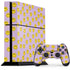 Purple Happy Face Pattern PlayStation PS4 Skins