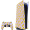 Purple Happy Face Pattern PlayStation PS5 Skins