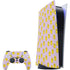 Purple Happy Face Pattern PlayStation PS5 Skins
