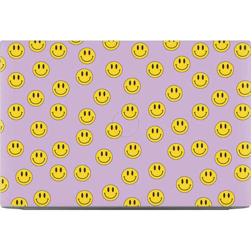 Purple Happy Face Pattern Dell XPS Skin