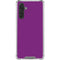 Purple Galaxy A17 Clear Case
