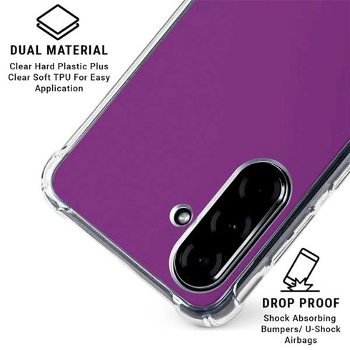 Purple Galaxy A36 5G Clear Case