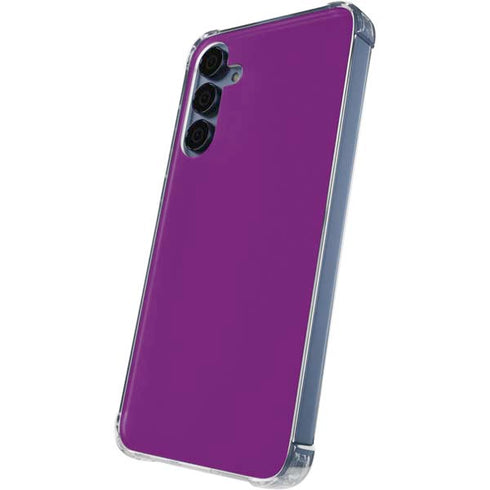 Purple Galaxy A55 5G Clear Case