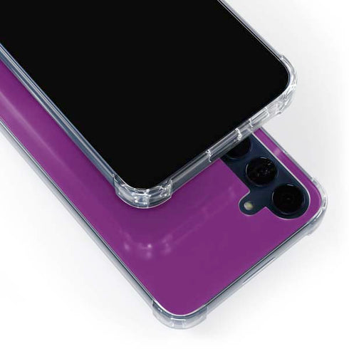 Purple Galaxy A55 5G Clear Case