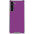 Purple Galaxy S24 FE Clear Case