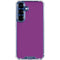 Purple Galaxy S25 Clear Case