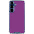 Purple Galaxy S25 Clear Case