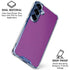 Purple Galaxy S25 Clear Case
