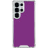 Purple Galaxy S25 Ultra Clear Case