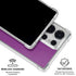 Purple Galaxy S25 Ultra Clear Case