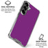 Purple Galaxy S26 Plus Clear Case