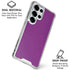 Purple Galaxy S26 Ultra Clear Case