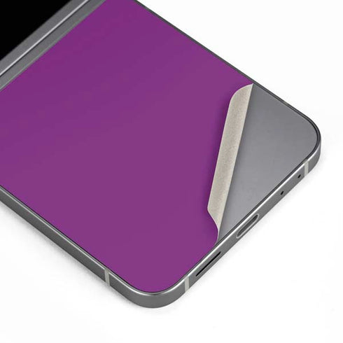 Purple Galaxy Z Flip6 Skin