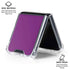 Purple Galaxy Z Flip6 Clear Case