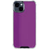 Purple iPhone 15 Clear Case