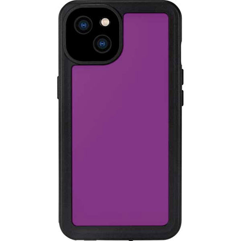Purple iPhone 15 Plus Waterproof Case