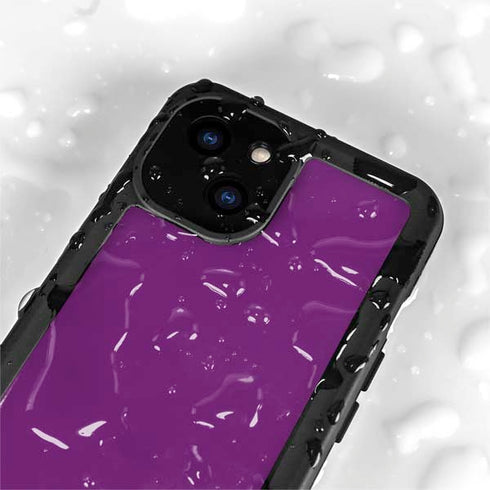 Purple iPhone 15 Plus Waterproof Case