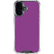 Purple iPhone 16 Clear Case
